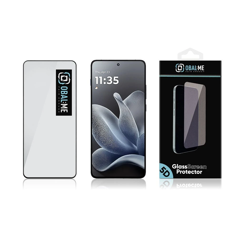 OBAL:ME 5D Tvrzené Sklo pro Motorola Edge 70 Black 
