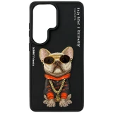 Zadní kryt NIMMY case GLASSES COOL DOG pro SAMSUNG Galaxy S26 Ultra, černá
