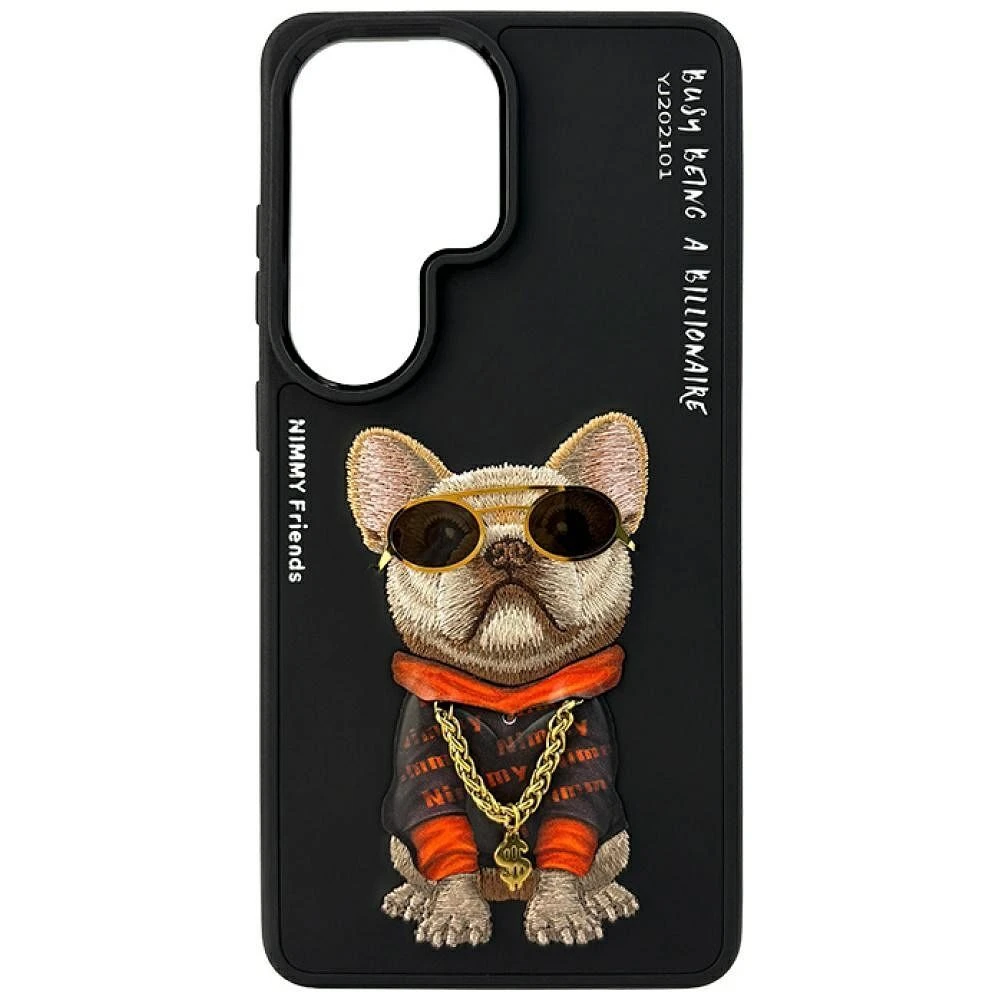 Zadní kryt NIMMY case GLASSES COOL DOG pro SAMSUNG Galaxy S26 Ultra, černá