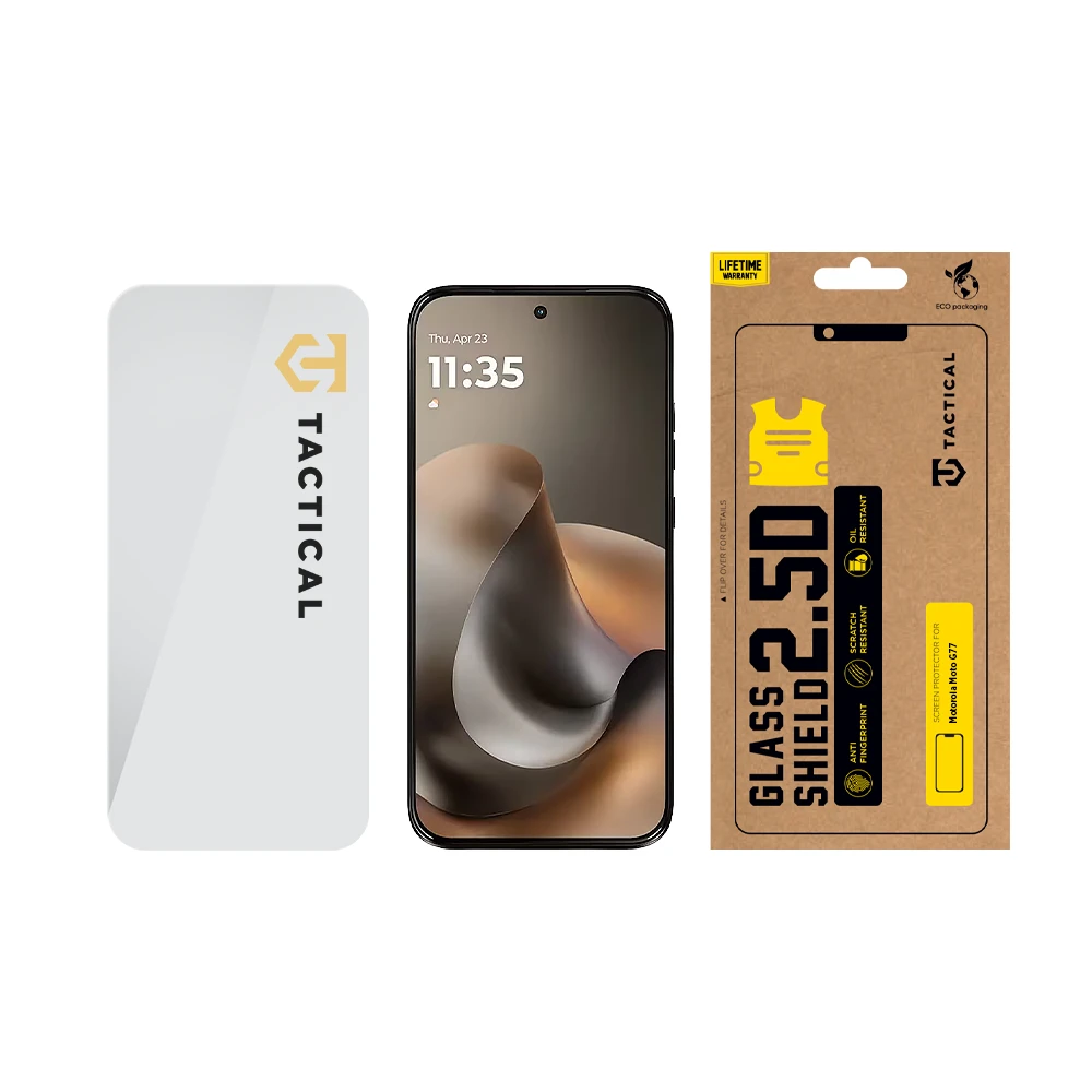 Tactical Glass Shield 2.5D sklo pro Motorola Moto G77 Clear