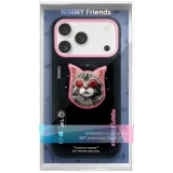 Zadní kryt NIMMY case GLASSES COOL CAT MagSafe pro Apple IPHONE 17 Pro, black pink