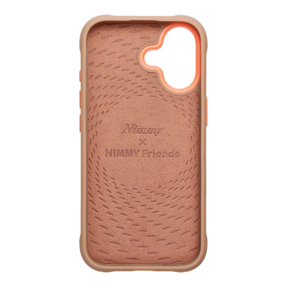 Zadní kryt NIMMY case GLASSES COOL DOG MagSafe pro Apple IPHONE 17, béžová