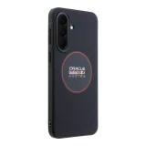 Red Bull PU Leather Red Ring MagSafe Zadní Kryt pro Samsung Galaxy A37 Navy