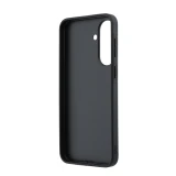 Guess PU 4G Metal Classic Logo Zadní Kryt pro Samsung Galaxy A37 Grey