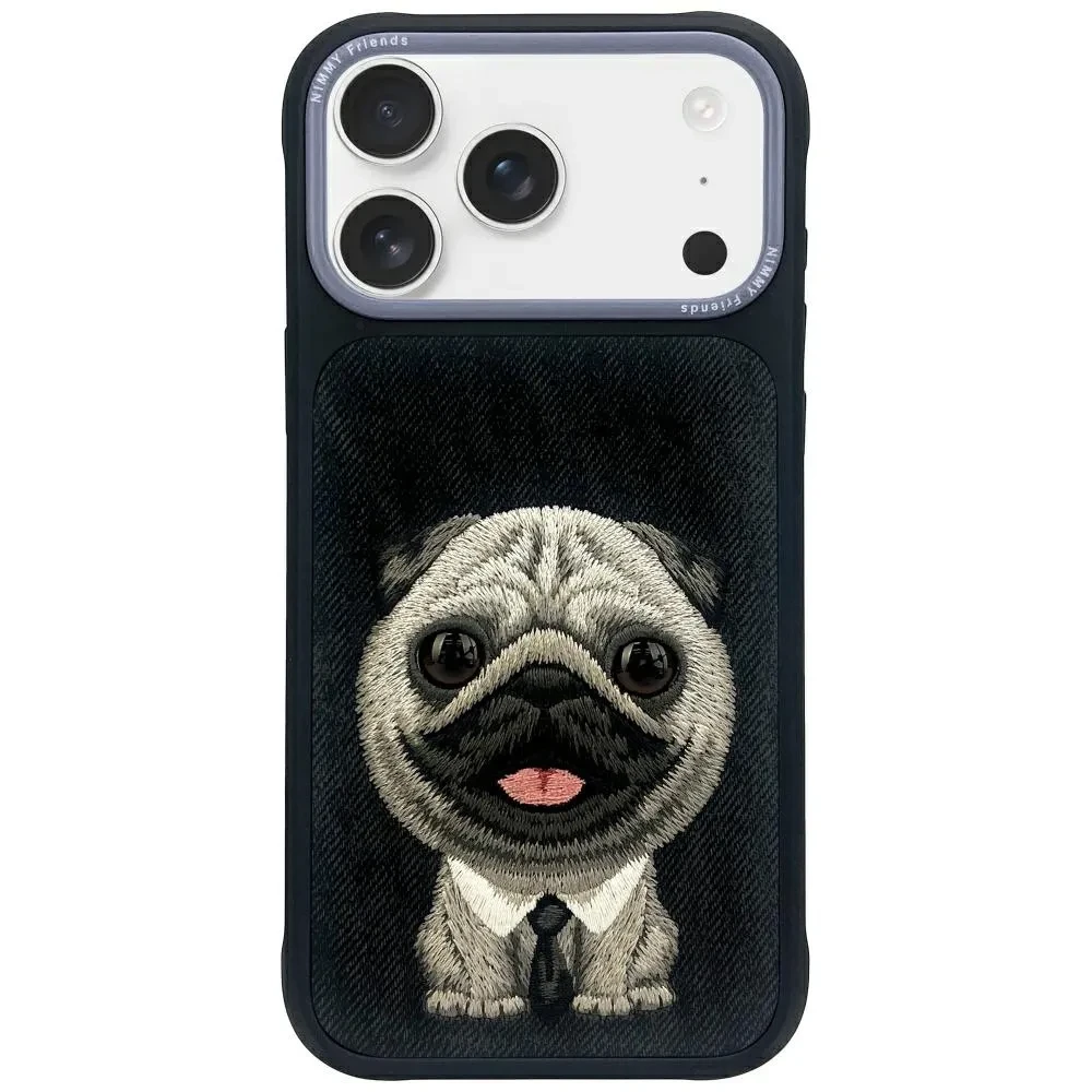 Zadní kryt NIMMY case BIG EYED PET 2.0 Dog pro Apple IPHONE 17 Pro Max, černá