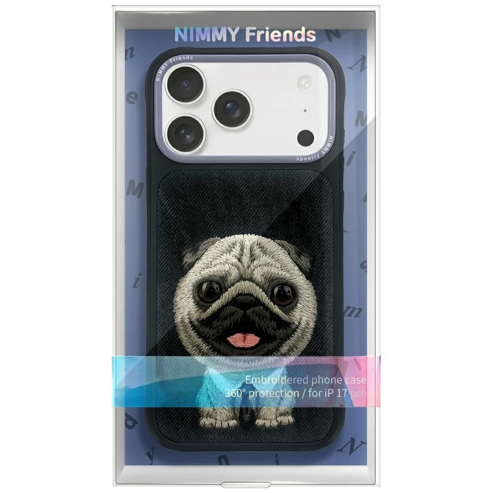 Zadní kryt NIMMY case BIG EYED PET 2.0 Dog pro Apple IPHONE 17 Pro Max, černá