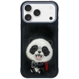Zadní kryt NIMMY case BIG EYED PET 2.0 Panda pro Apple IPHONE 17, černá
