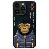 Zadní kryt NIMMY case COOL&CUTE 2.0 Monkey pro Apple IPHONE 15 Pro Max, černá