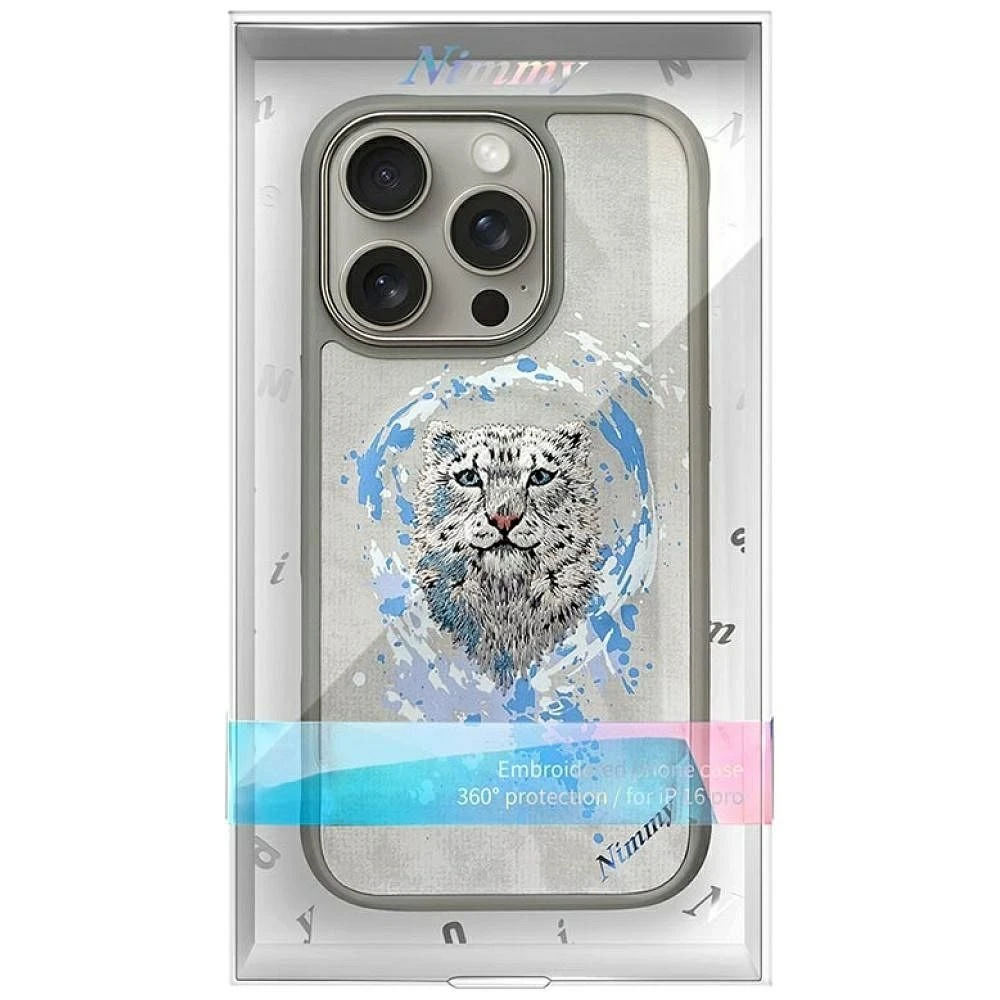 Zadní kryt NIMMY case PANTHER MagSafe pro Apple IPHONE 16 Pro Max, light gray