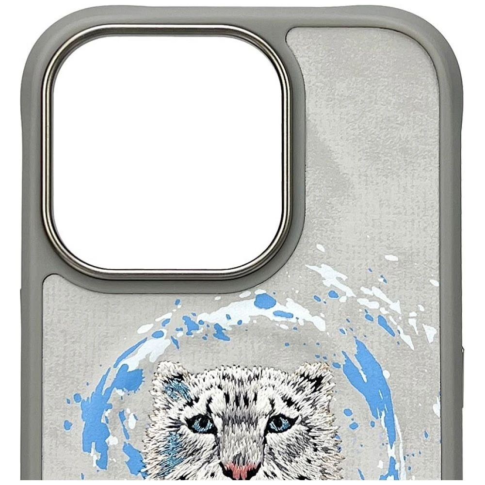 Zadní kryt NIMMY case PANTHER MagSafe pro Apple IPHONE 16 Pro Max, light gray