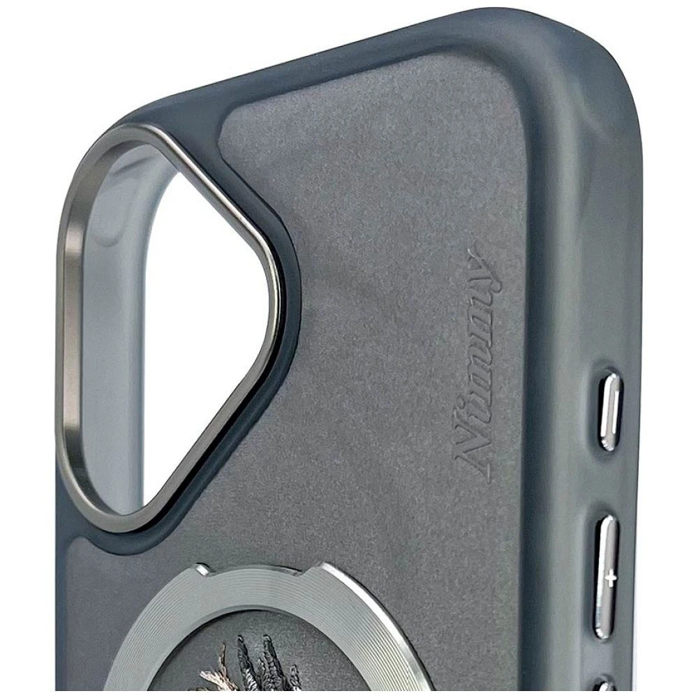 Zadní kryt NIMMY case DRAGON  MagSafe pro Apple IPHONE 16, šedá