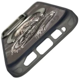 Zadní kryt NIMMY case DRAGON MagSafe pro Apple IPHONE 16 Pro Max, šedá