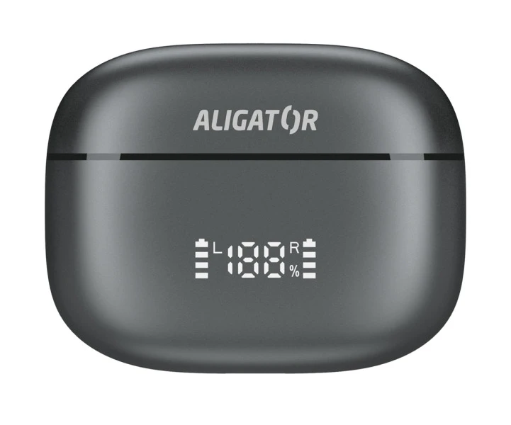 Bluetooth sluchátka ALIGATOR SUPER ANC+, černá