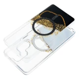 Case for Samsung S26 Ultra Golden compatible with MagSafe black