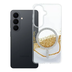 Case for Samsung S26 Golden compatible with MagSafe black