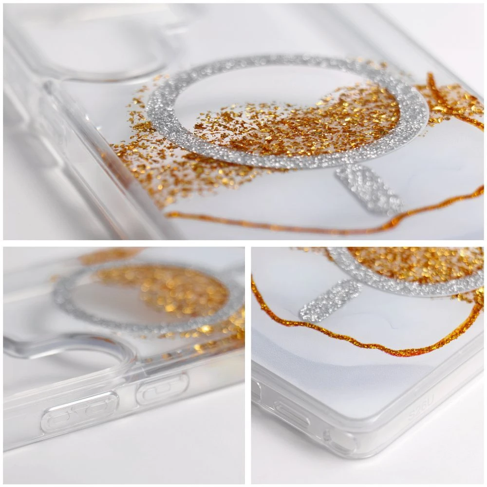 Case for Samsung S26 Golden compatible with MagSafe black