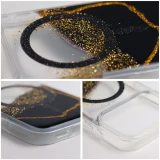 Case for iPhone 17 Golden compatible with MagSafe black