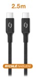 Datový kabel ALIGATOR POWER 5A 240W, USB-C/USB-C 2,5m