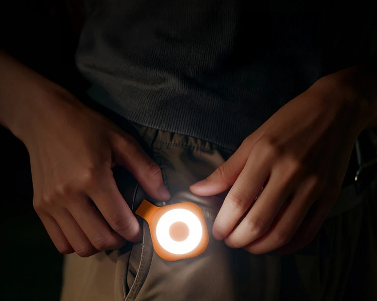 Svítilna LED, magnetická, béžová