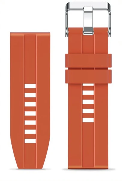 Silikonový řemínek pro Aligator Watch Pro a Aligator Watch Pro X 22mm, cihlová