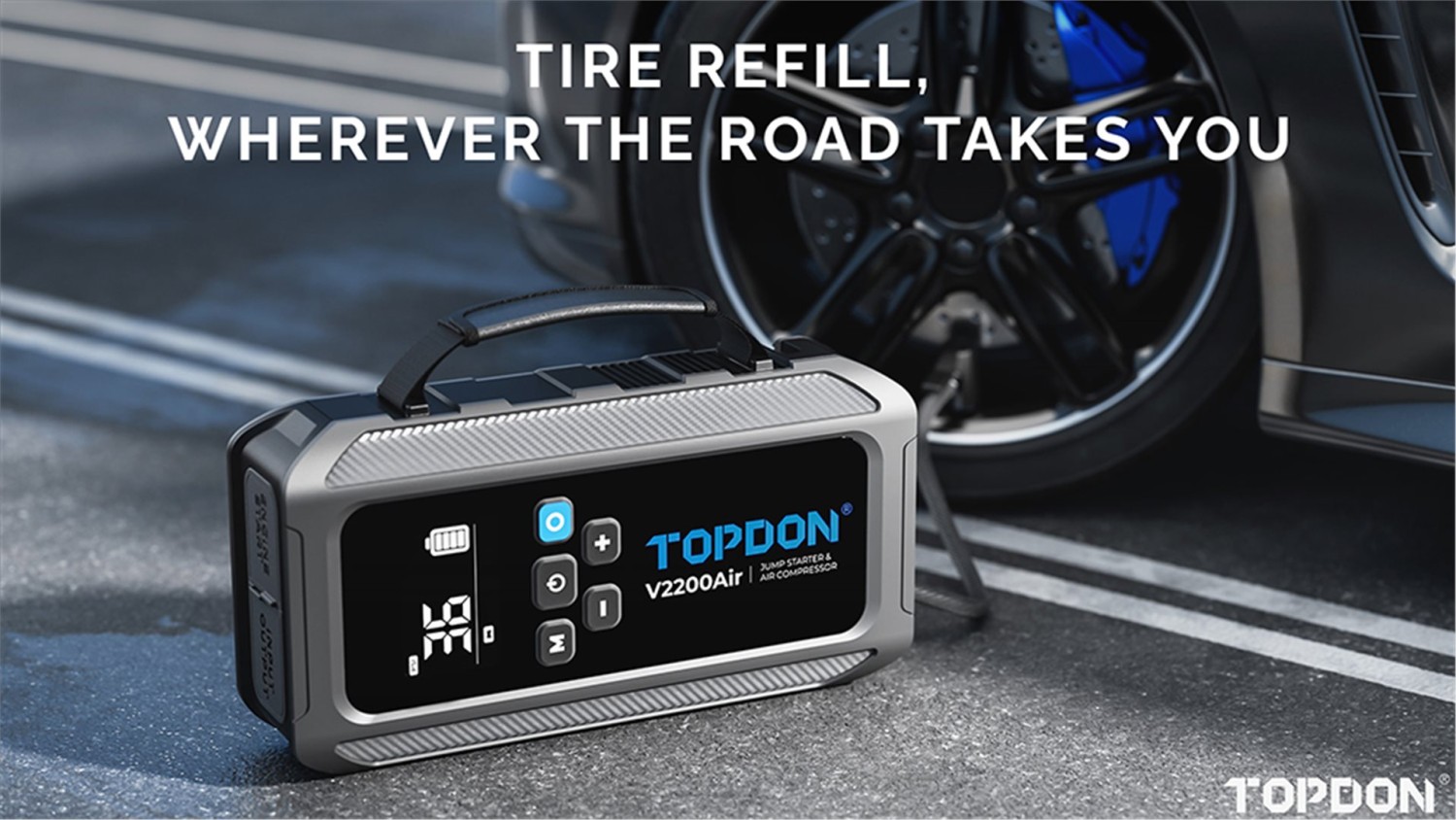 TOPDON Car Jump Starter JumpSurge V2200air