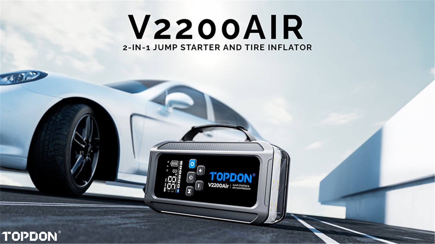TOPDON Car Jump Starter JumpSurge V2200air