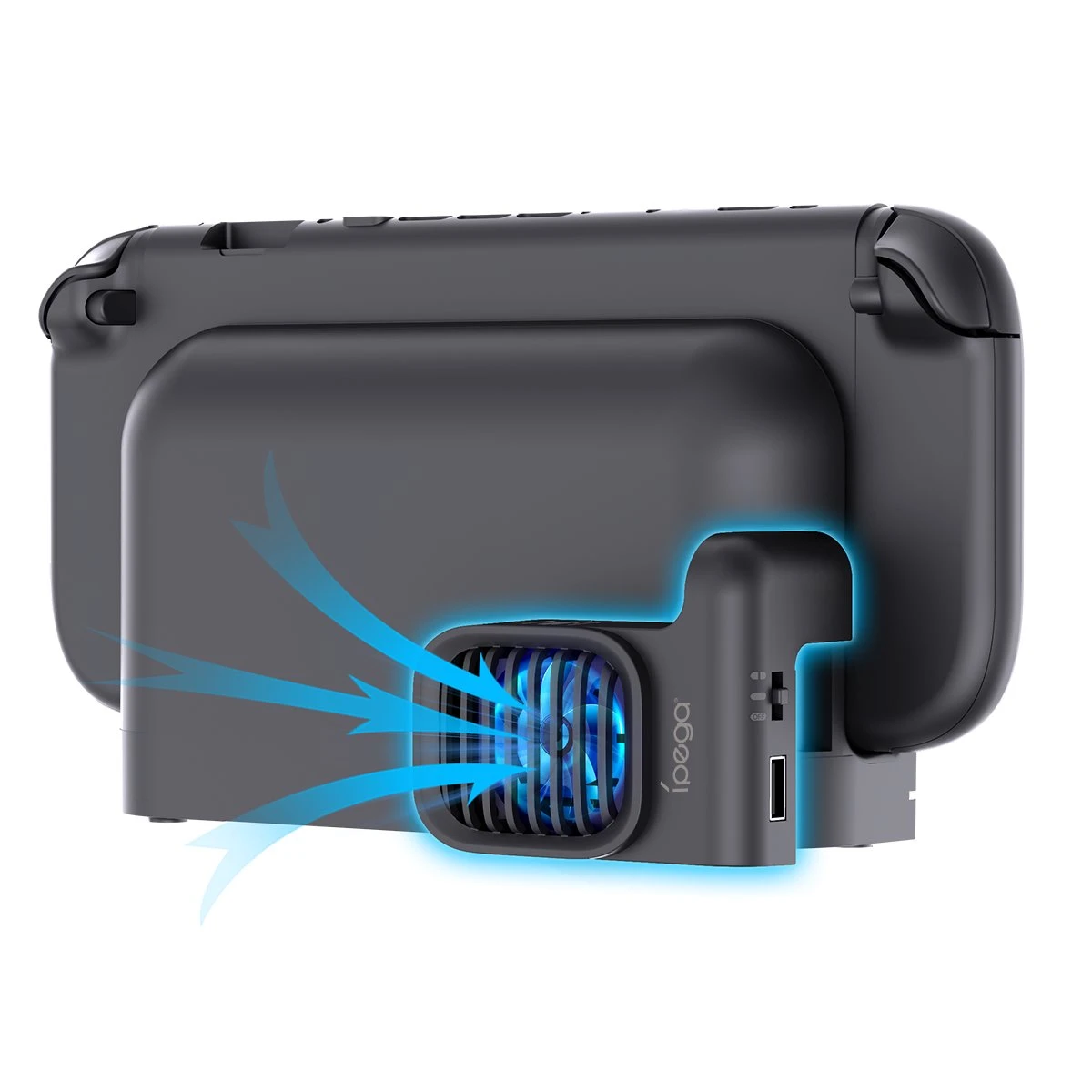 iPega SW2206 Přídavné Chlazení pro Nabíjecí Stanici Nintendo Switch 2 Black