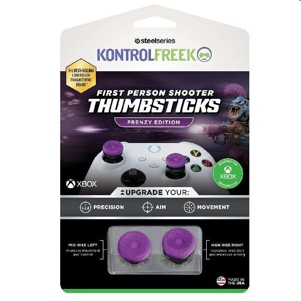 Kontrolfreek Frenzy Performance Thumbsticks pro Xbox Series X|S, Xbox One, fialová