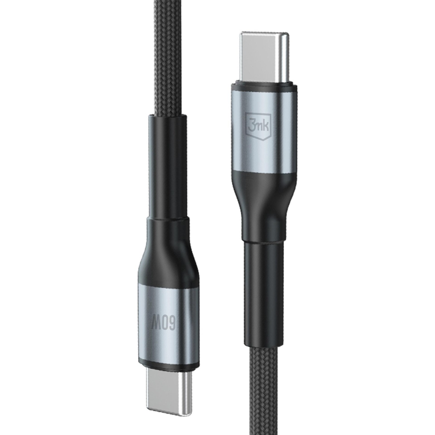 3mk Hyper Cable N-SERIES C to USB-C na Micro 3m QC 3.0 5V/2A 10W, černá
