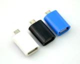 Adaptér microUSB/USB (OTG), modrá