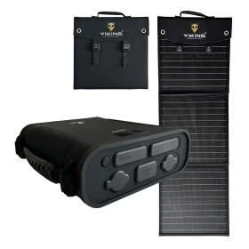 Set powerbanka Viking VIDAR IV a solární panel Viking L60 PD