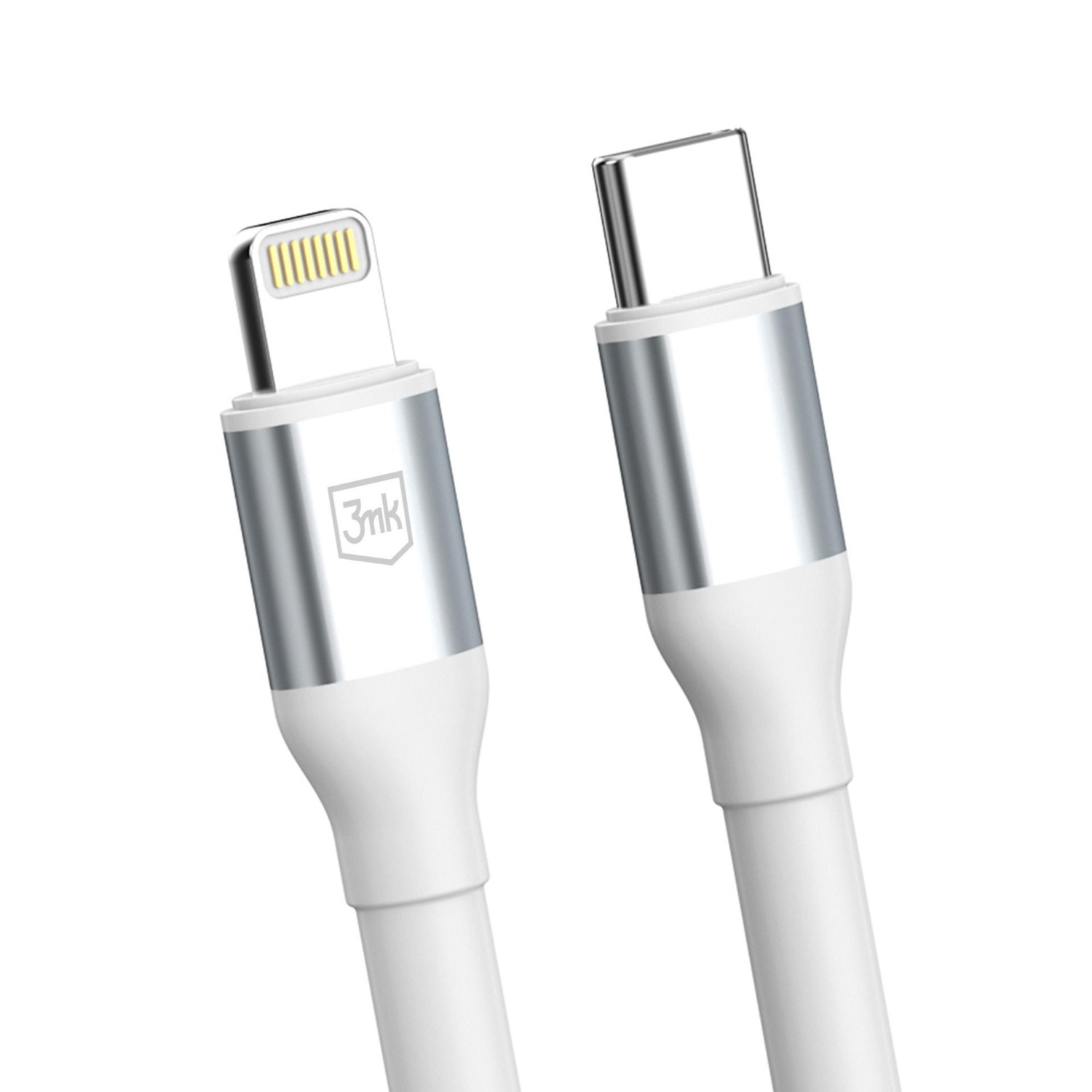 Kabel 3mk Hyper Cable N-SERIES USB-C to Lightning 3m PD 3.0 9V/3A 27W, bílá