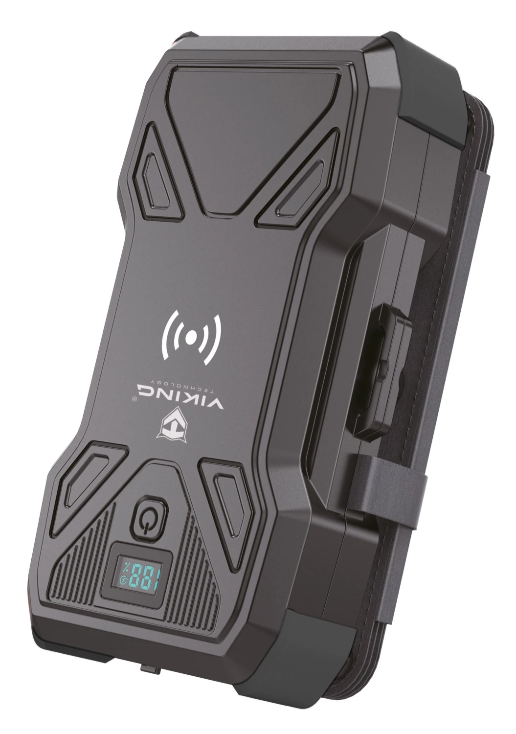 Solární powerbanka VIKING TYR III/Output:1xUSB-C,2xUSB-A/Wireless charge 15W max/30000mAh/LED světlo