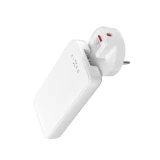 FIXED Slim Traveller s 2x USB-C s vyměnitelnými adaptéry, GaN 45W, bílá