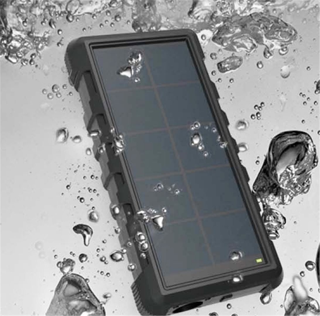 Solární powerbanka VIKING W24W 24000mAh, QC3.0, bezdrátové nabíjení