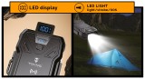 Solární powerbanka VIKING TYR II/Output:1xUSB-C,2xUSB-A/Wireless charge 15W max/20000mAh/LED světlo