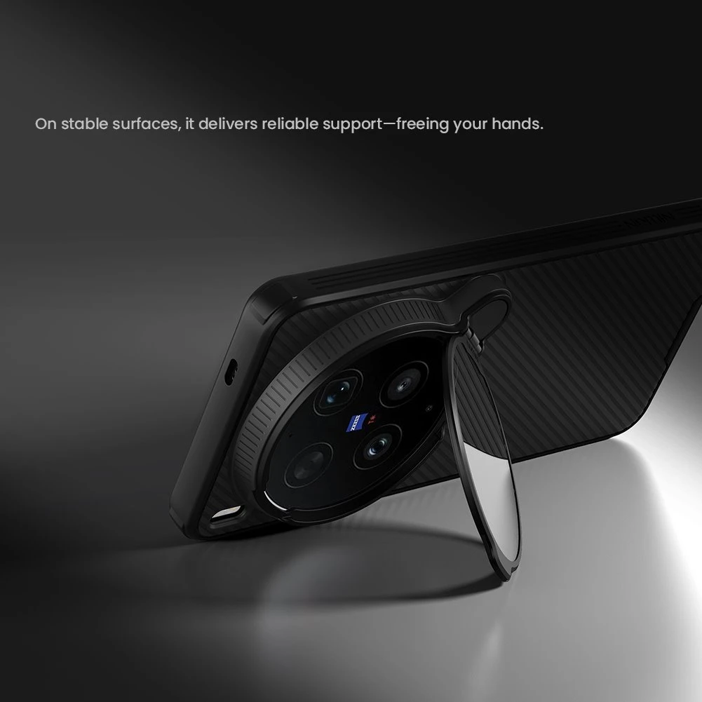 Nillkin CamShield Prop Magnetic Zadní Kryt pro Vivo X300 Ultra Transparent Black
