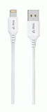Kabel iPEAX TPU USB-C / LIGHTNING 1M, USB 2.0, bílá