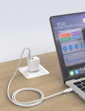 Kabel iPEAX TPU USB-C / USB-C 1,5M, 5A, 100W, bílá