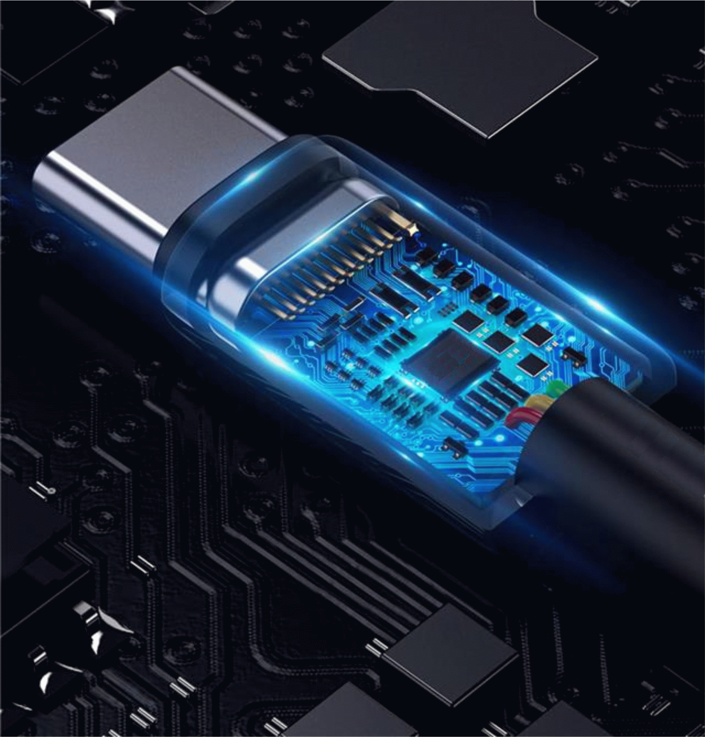 Kabel iPEAX TEXTILNÍ USB-A / USB-C 1,5M, USB 2.0, černá