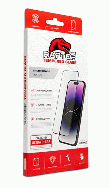 TVRZENÉ SKLO SWISSTEN RAPTOR DIAMOND ULTRA CLEAR 3D  PRO XIAOMI REDMI A7 PRO 5G / 4G, ČERNÁ