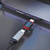 NABÍJECÍ ADAPTÉR S BLOKACÍ DAT SWISSTEN DataGUARD USB-C / USB-C, ČERNÁ