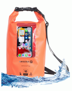 VODOTĚSNÉ POUZDRO SWISSTEN WATERPROOF, ORANŽOVÁ
