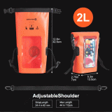 VODOTĚSNÉ POUZDRO SWISSTEN WATERPROOF, ORANŽOVÁ