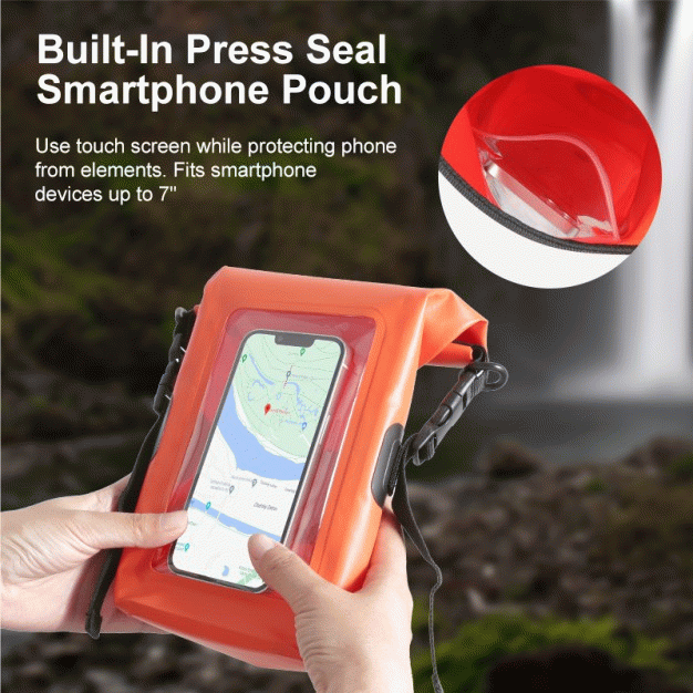 VODOTĚSNÉ POUZDRO SWISSTEN WATERPROOF, ORANŽOVÁ