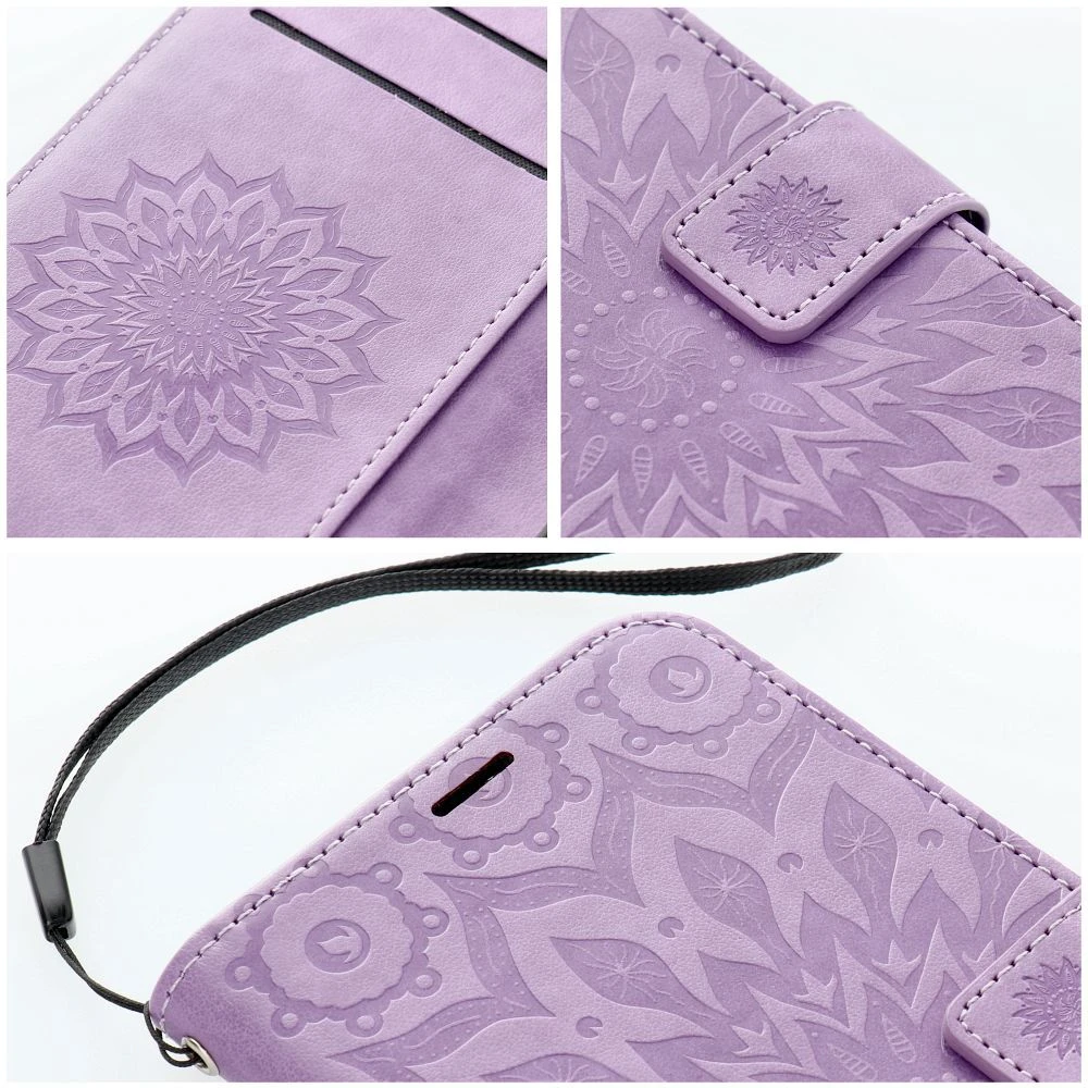 MEZZO Book case for XIAOMI Motorola G37 / G57 POWER mandala purple