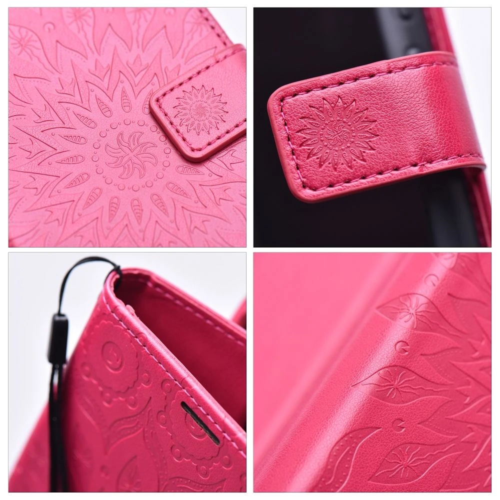MEZZO Book case for XIAOMI Motorola G67 / G77 mandala magenta