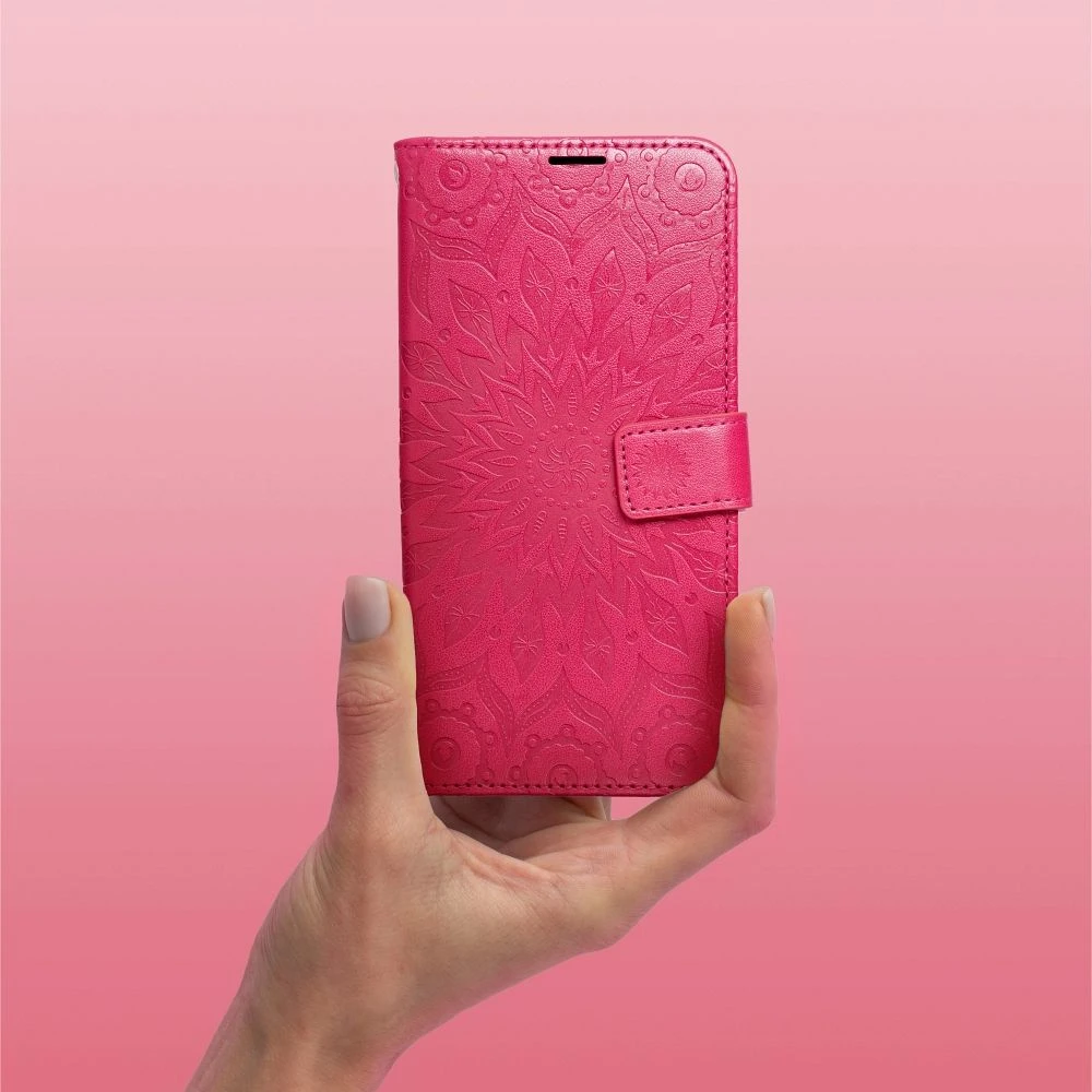 MEZZO Book case for XIAOMI Motorola G67 / G77 mandala magenta