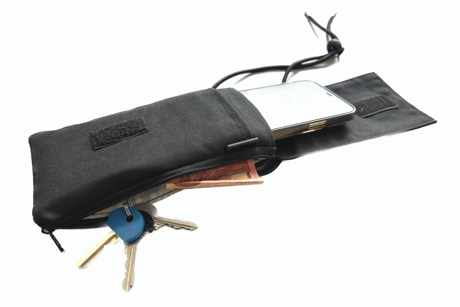 LÁTKOVÉ POUZDRO SWISSTEN POCKET 6,4", ČERNÁ