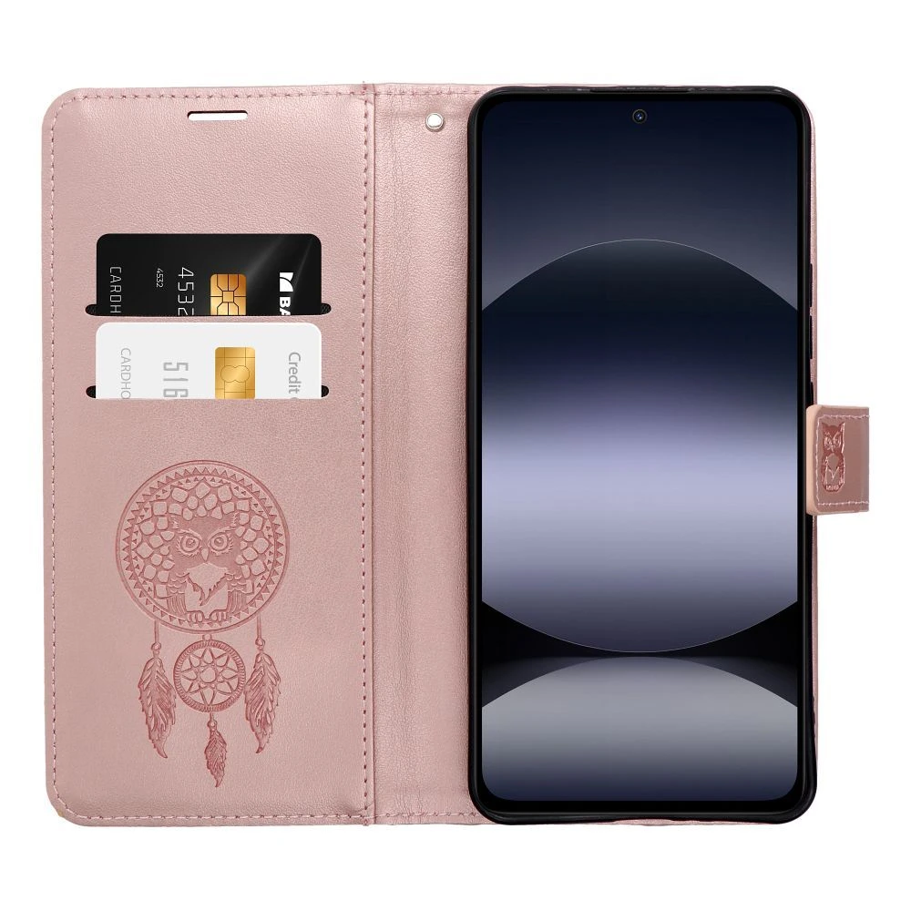 MEZZO Book case for XIAOMI Motorola G67 / G77 dreamcatcher rose gold